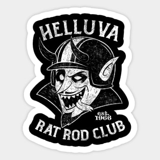 Helluva Rat Rod Club Sticker